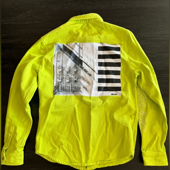 Zara DNWR Neon Yellow Shirt - Picture 5 of 6